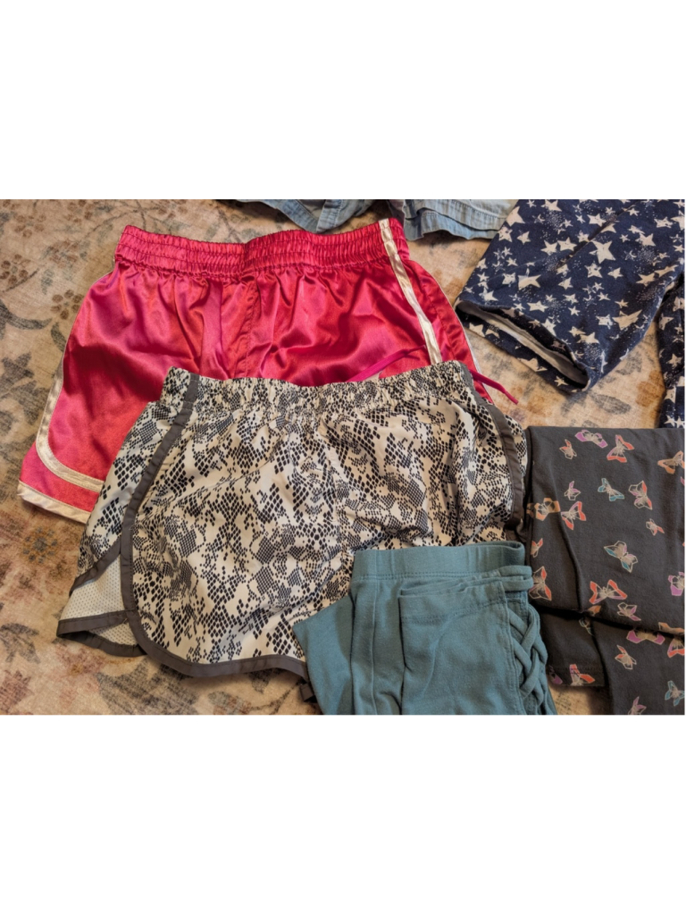 Girls Clothes Bundle Lot Size 7 Back To School shorts skirt leggings 13 Pc - Picture 3 of 5